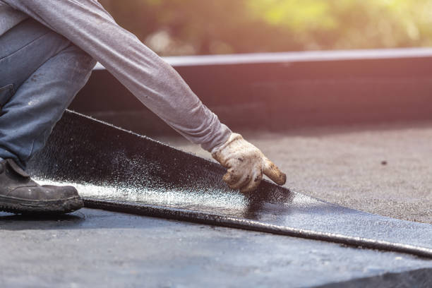 Professional Waterproofing technician working in Java Village, NY